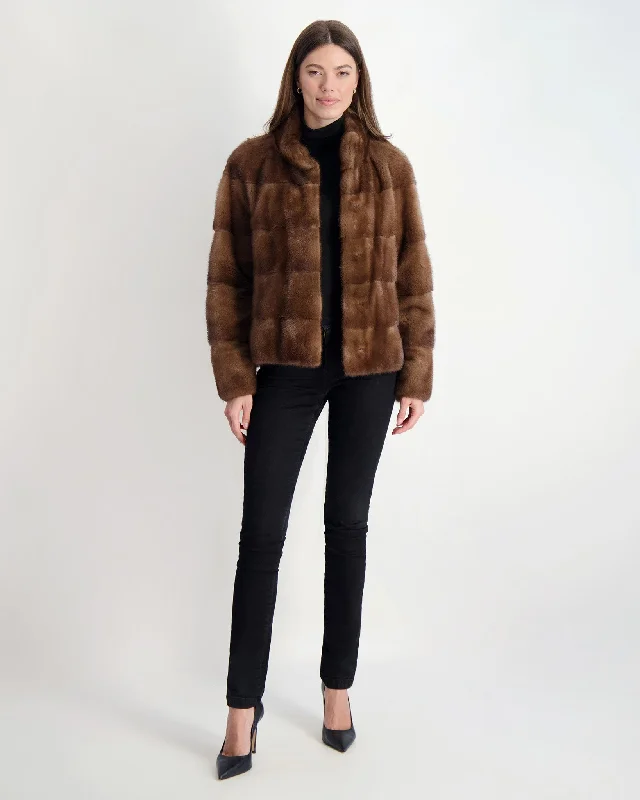Mink Jacket Trench Coat Raincoat Waterproof Jacket