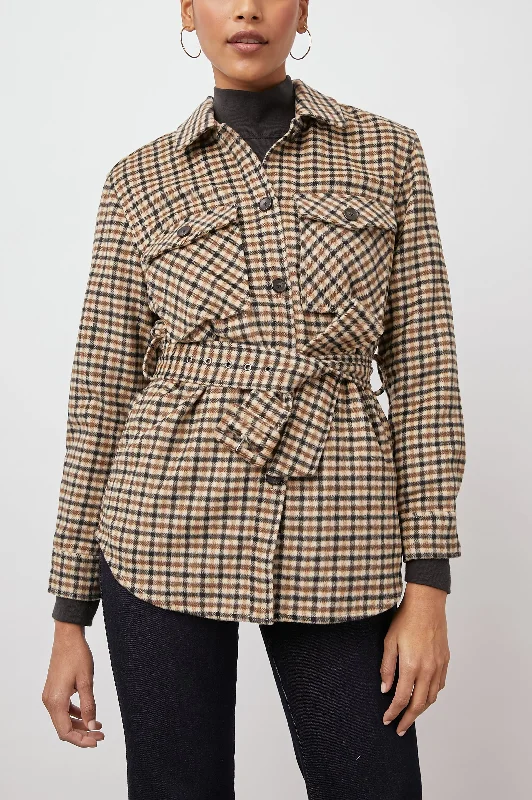 RHODES JACKET - OCHRE SAND MOCHA Denim Jacket Leather Jacket Suede Jacket