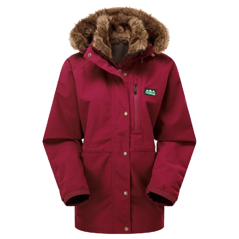 Ridgeline Monsoon Ladies Arctic II Jacket Denim Fabric Leather Fabric Suede Fabric