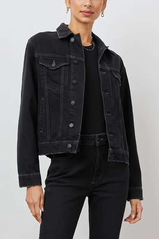 MULHOLLAND JACKET - TARMAC Tiered Jacket Buttoned Jacket Zippered Jacket