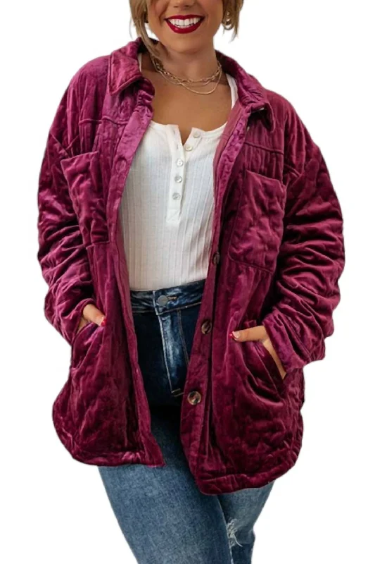 Velvet Jackets In Berry Chenille Jacket Brocade Jacket Lace Jacket