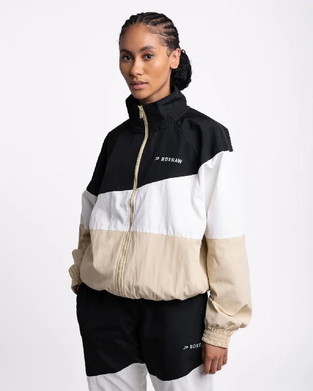 Harvey Jacket - Black/White/Beige Wool Jacket Cashmere Jacket Tweed Jacket