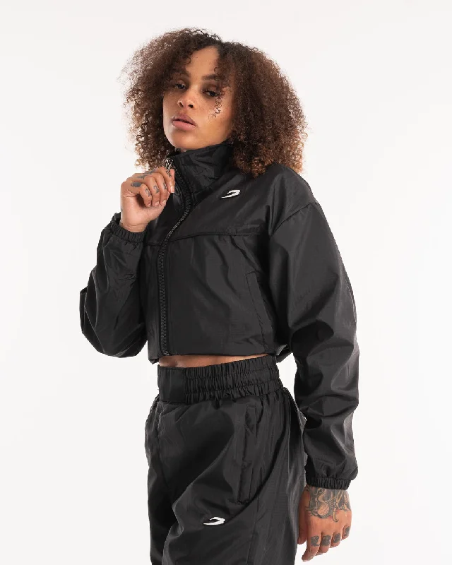 Marshall Jacket - Black Print Jacket Jacquard Jacket Embroidered Jacket