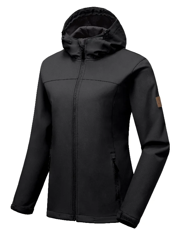 Women's Softshell Jacket Hooded Windproof Fleece Lined Jackets Faux Fur Fabric Real Fur Fabric Shearling Fabric Women's Softshell Jacket Hooded Windproof Fleece Lined Jackets Faux Fur Fabric Real Fur Fabric Shearling Fabric