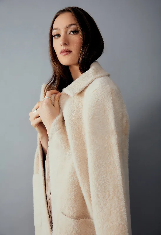 Casual Blend Winter Coat Elegant Cape Blazer