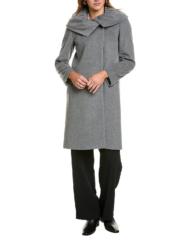 Cinzia Rocca Icons Medium Wool & Cashmere-Blend Coat Button-Up Cardigan Coat