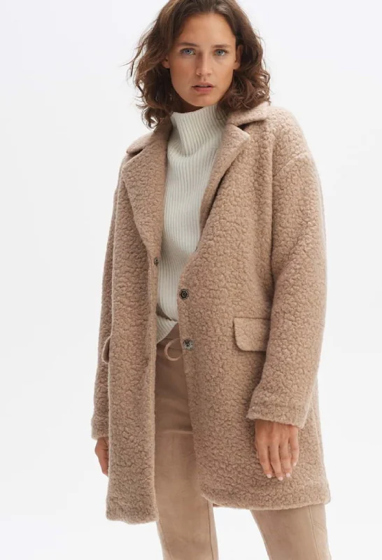 Hiromi Wool Coat Soft Flannel Shacket