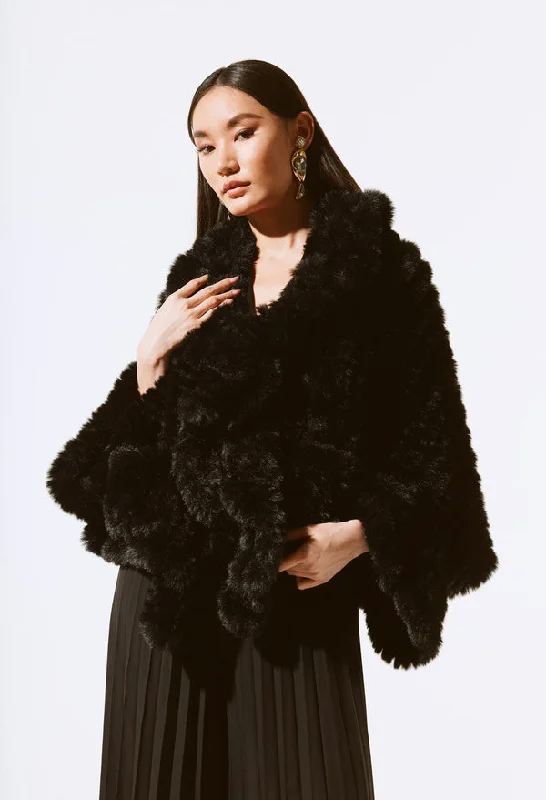 Oversized Short Blend Coat Draped Longline Jacket