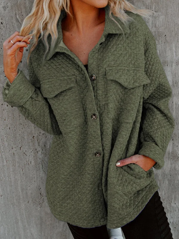 Relaxed Fit Long Sleeve Coat Luxe Faux Fur Coat