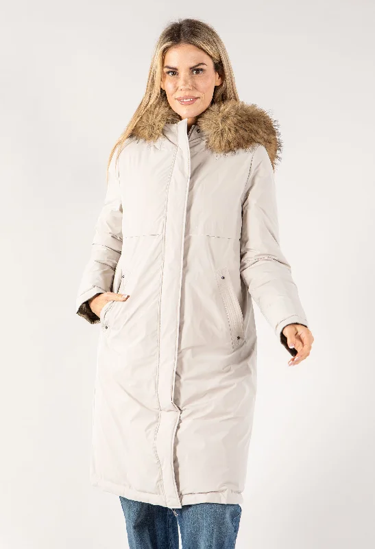 Reversible Longline Padded Coat Ruched Sleeve Blazer