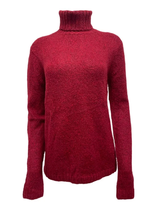 BLK DNM Women's Crimson Turtleneck Long Sleeve Sweater 12 NWT Collared Crew Neck Turtle Neck BLK DNM Women's Crimson Turtleneck Long Sleeve Sweater 12 NWT Collared Crew Neck Turtle Neck