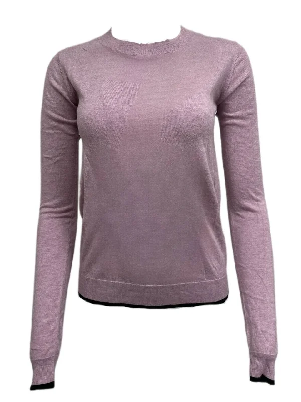 BLK DNM Women's Dusty Pink Cotton Silk Sweater 21 Size S NWT Boat Neck Shawl Collar Notched Collar BLK DNM Women's Dusty Pink Cotton Silk Sweater 21 Size S NWT Boat Neck Shawl Collar Notched Collar