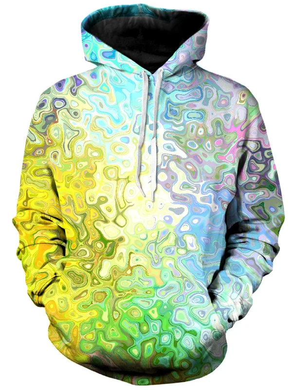 Color Jumble Unisex Hoodie Hoodie with Front Slit Layering Stylish