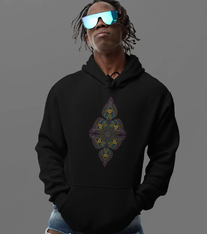 Dalton Unisex Hoodie - Made to order - Choice of Colours Hoodie with Strings Custom Fit Adjustable