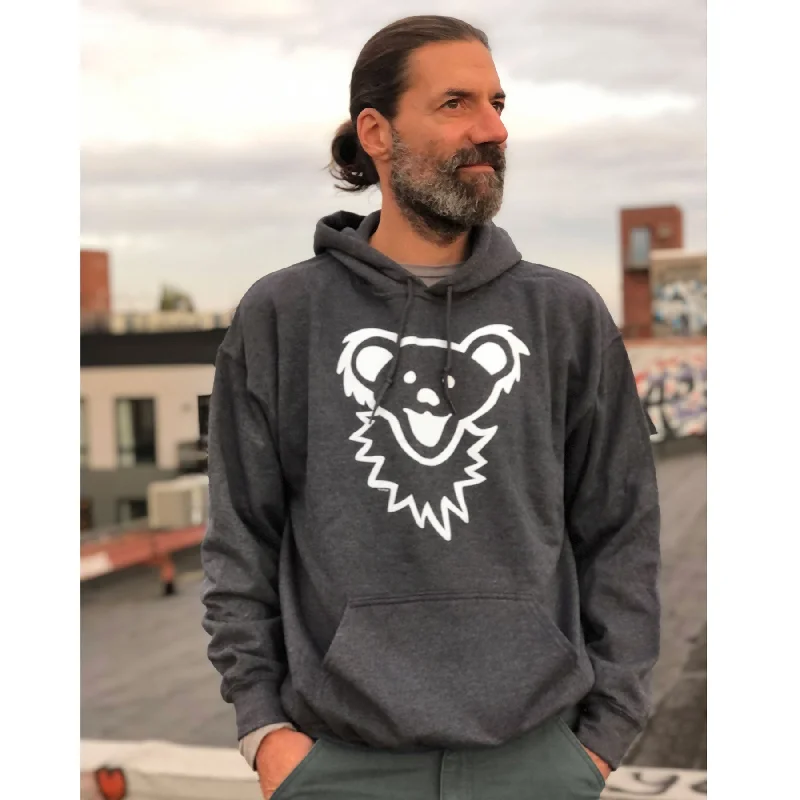 Grateful Dead Dancing Bear Face Unisex Hoodie Hoodie with Color Block Contrast Stylish Grateful Dead Dancing Bear Face Unisex Hoodie Hoodie with Color Block Contrast Stylish