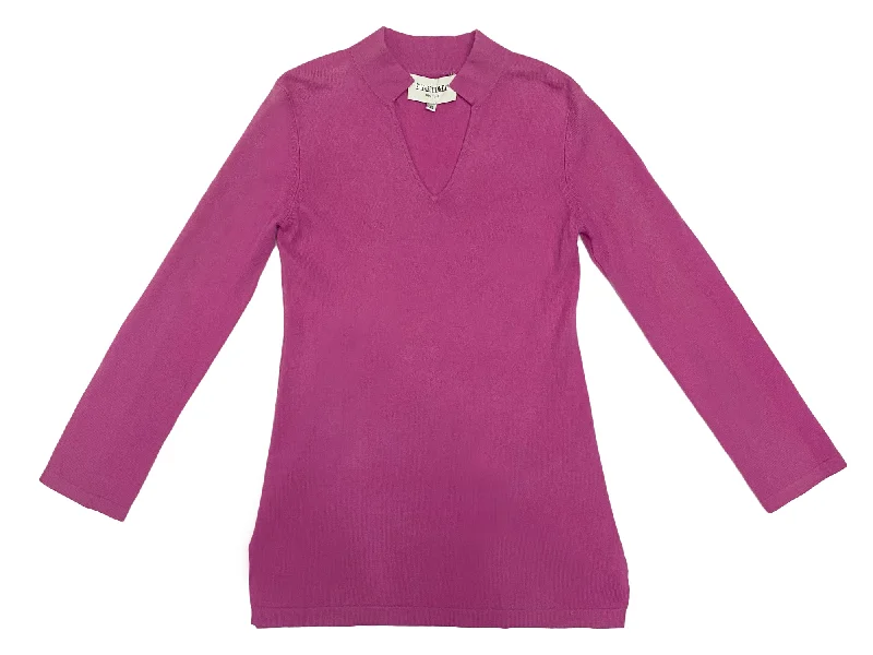 ELIZABETH MCKAY Women's Hot Pink Cashmere Sweater Sz XS $325 NEW Transparent Opaque Sheer ELIZABETH MCKAY Women's Hot Pink Cashmere Sweater Sz XS $325 NEW Transparent Opaque Sheer
