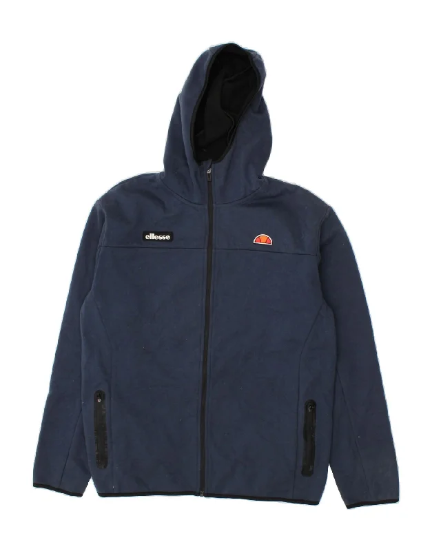 ELLESSE Womens Oversized Zip Hoodie Sweater UK 14 Medium Navy Blue Chenille Fabric Brocade Fabric Lace Fabric ELLESSE Womens Oversized Zip Hoodie Sweater UK 14 Medium Navy Blue Chenille Fabric Brocade Fabric Lace Fabric