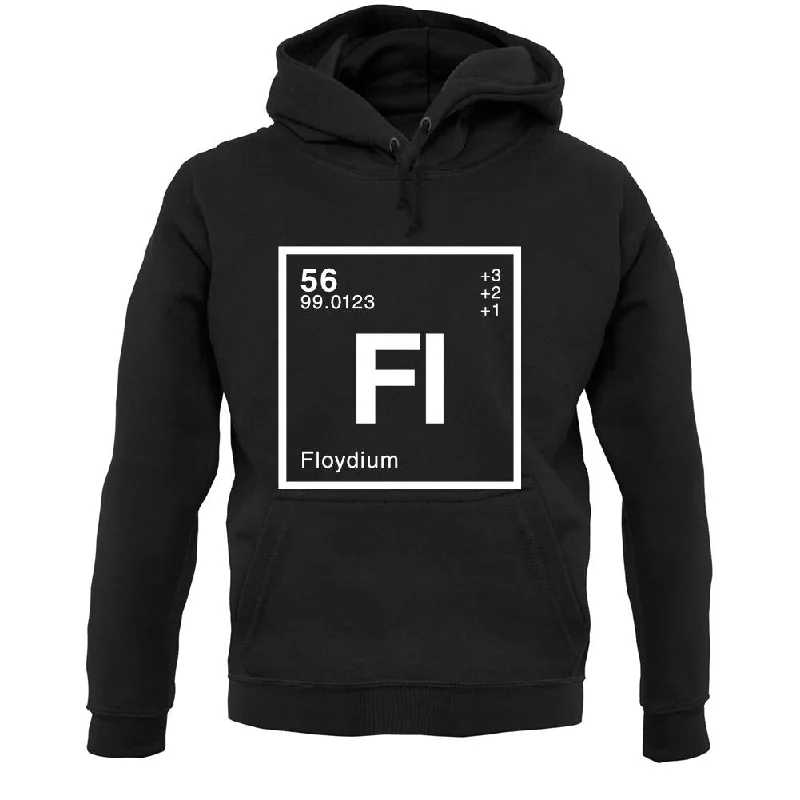 Floyd - Periodic Element Unisex Hoodie Hoodie with High-Low Hem Asymmetrical Trendy