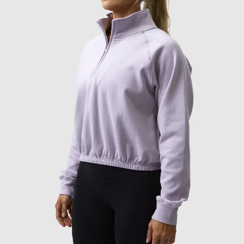 Free Spirit Cropped Sweatshirt (Heather Purple) Hoodie with Slim Fit Tailored Modern Free Spirit Cropped Sweatshirt (Heather Purple) Hoodie with Slim Fit Tailored Modern