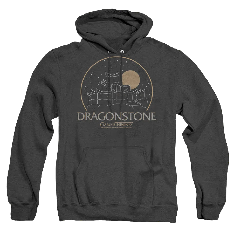 Game of Thrones Dragonstone - Heather Pullover Hoodie Deep Neck Pullover