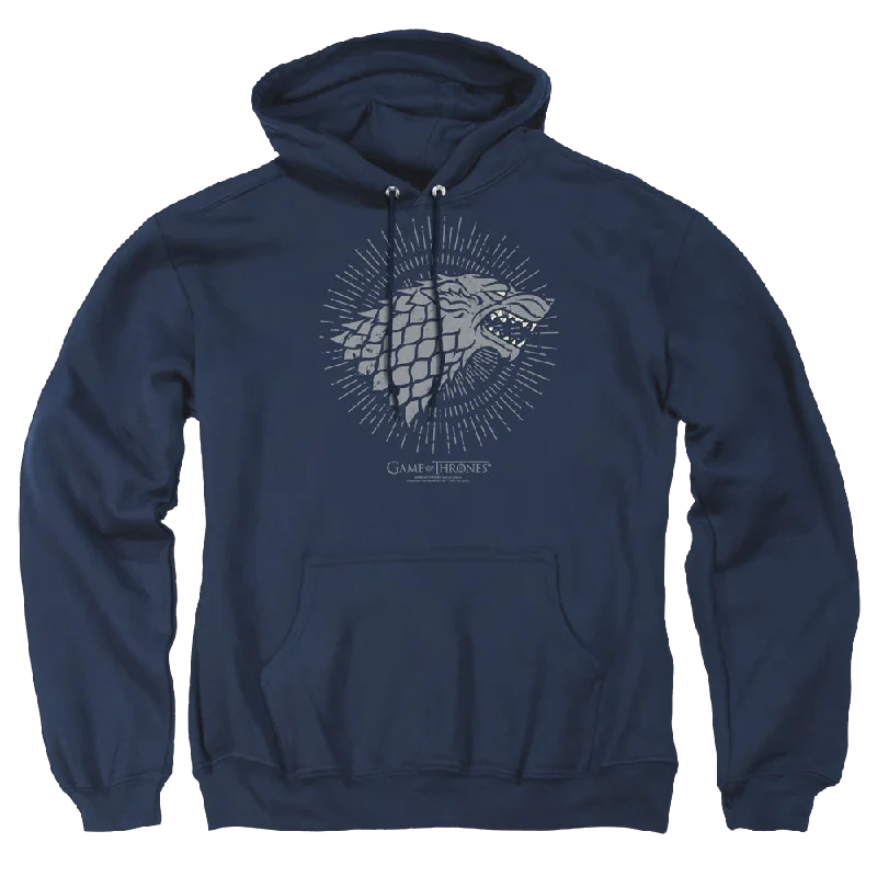 Game of Thrones Stark Burst Sigils - Pullover Hoodie Peter Pan Collar
