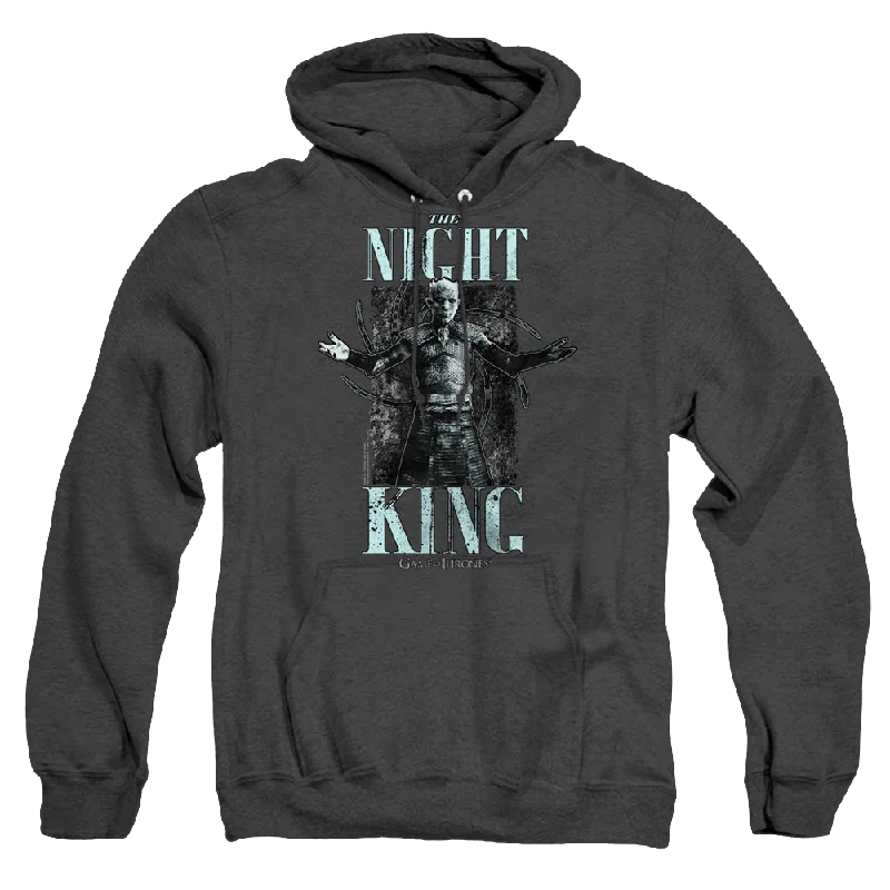 Game of Thrones The Night King - Heather Pullover Hoodie Polo Neck Sweater