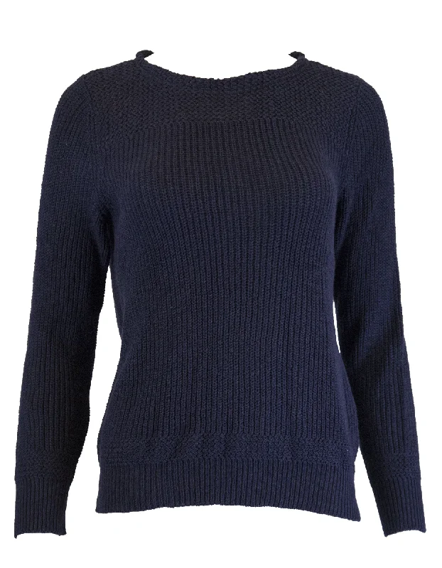 GANT RUGGER Women's Marine The Army Knit Sweater 481413 Size S $155 NWT Spandex Blend Rayon Blend Denim Blend GANT RUGGER Women's Marine The Army Knit Sweater 481413 Size S $155 NWT Spandex Blend Rayon Blend Denim Blend