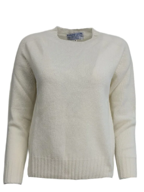Guideboat Co Women's Winter White Pure Wool Sweater Size M NWT Fitted Loose Oversized Guideboat Co Women's Winter White Pure Wool Sweater Size M NWT Fitted Loose Oversized