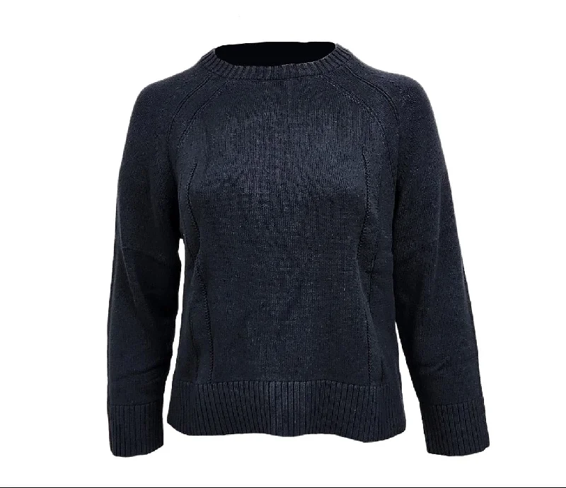 HoodLamb Women's Black Ribbed Knitted Hemp Sweater 420 X-Large NWT Transparent Opaque Sheer HoodLamb Women's Black Ribbed Knitted Hemp Sweater 420 X-Large NWT Transparent Opaque Sheer
