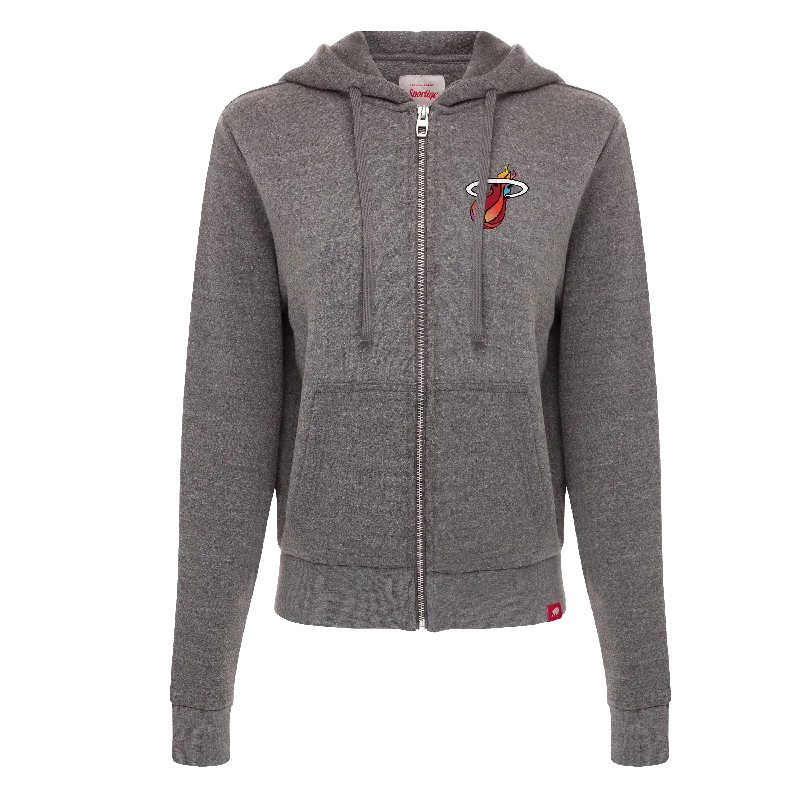 Sportiqe Miami Mashup Vol. 2 Grey Women's Hoodie Hoodie with Pastel Soft Subtle