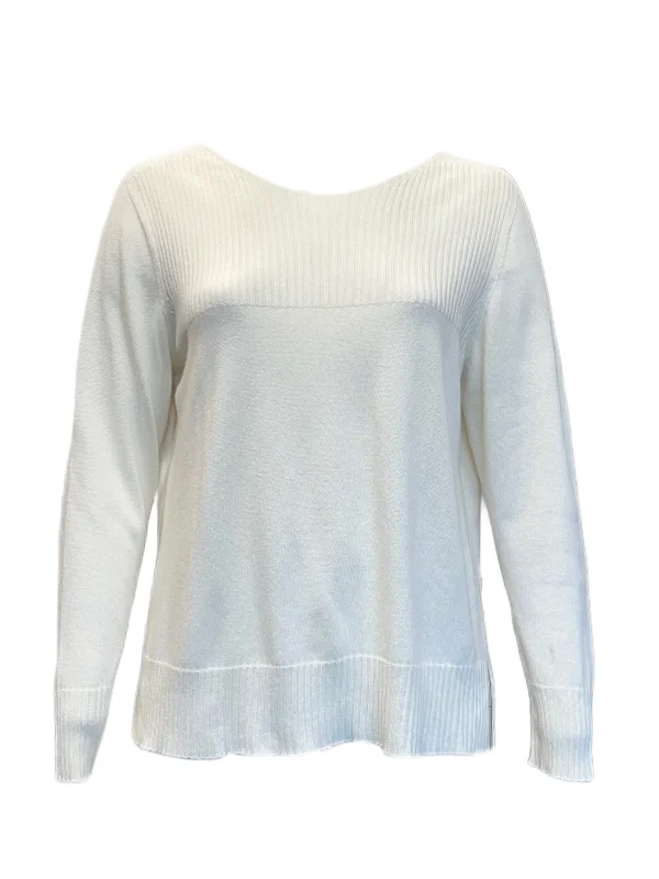 Marina Rinaldi Women's Beige Adottare Knitted Sweater NWT Sequined Glittery Shiny