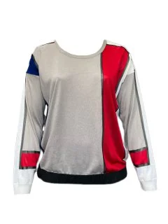 Marina Rinaldi Women's Blue Utile Knitted Long Sleeves Sweater Size XL NWT Chenille Blend Fleece Blend Nylon Blend Marina Rinaldi Women's Blue Utile Knitted Long Sleeves Sweater Size XL NWT Chenille Blend Fleece Blend Nylon Blend