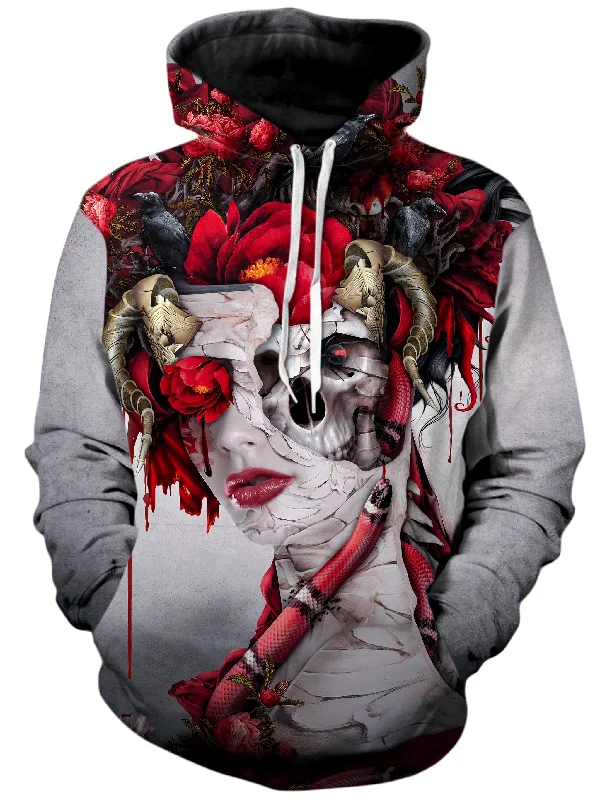 Red Queen Unisex Hoodie Hoodie with Hem Patch Decorative Personalized