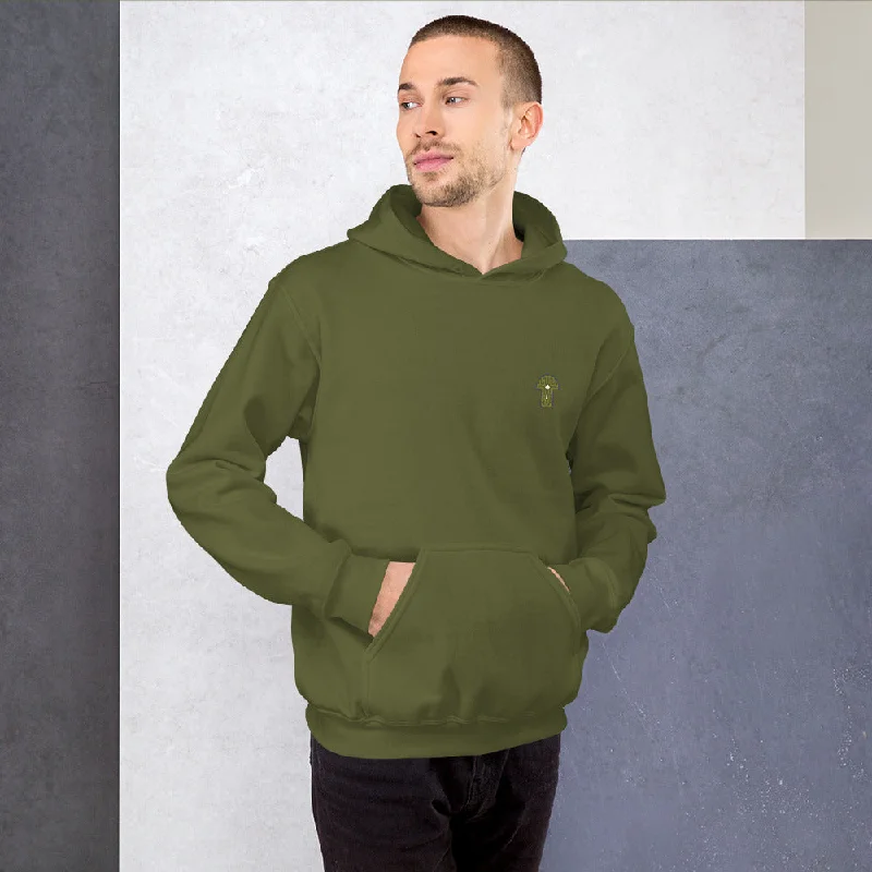 Strecoza Shrooms Unisex Hoodie - Made to order - Choice of Colours Hoodie with Embroidery Detailed Premium Strecoza Shrooms Unisex Hoodie - Made to order - Choice of Colours Hoodie with Embroidery Detailed Premium