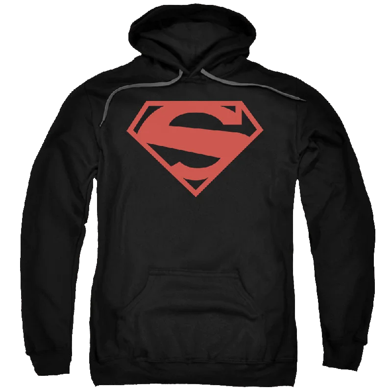 Superman 52 Red Block - Pullover Hoodie Seamless Knit Pullover