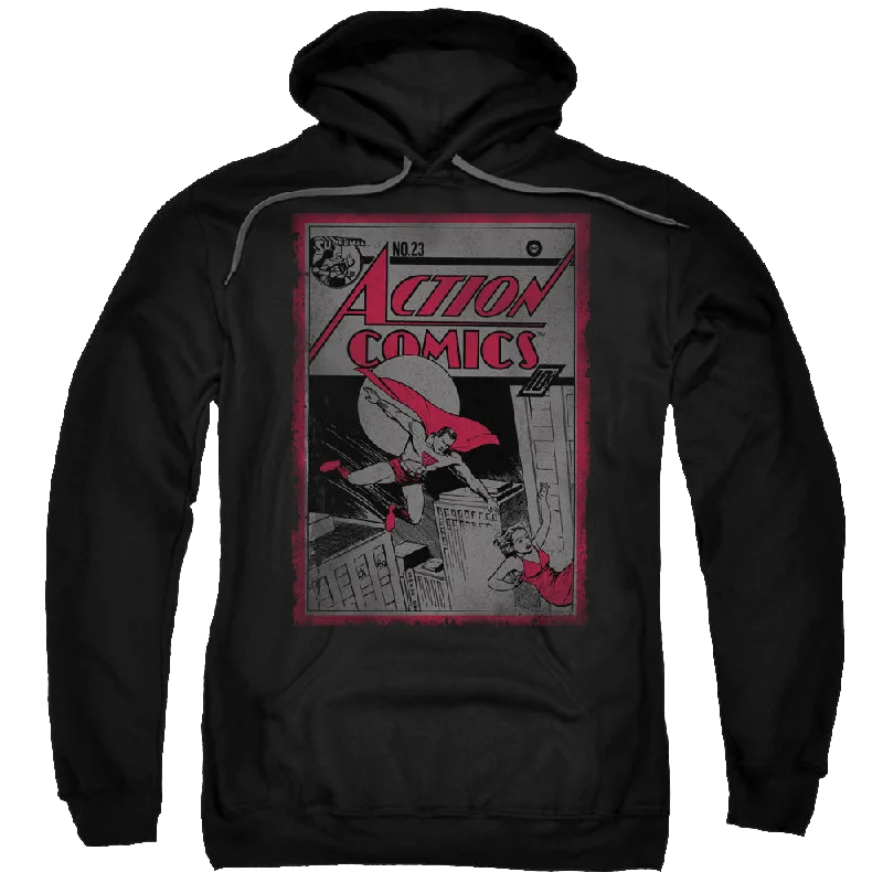 Superman Action Comics 23 - Pullover Hoodie Sabrina Neck Pullover