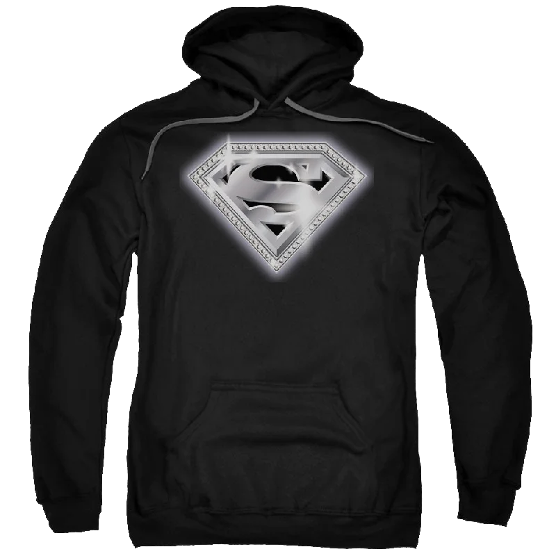 Superman Bling Shield - Pullover Hoodie Halter Neck Top