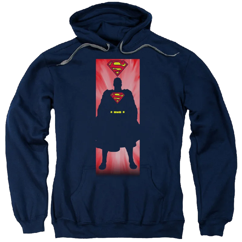 Superman Block - Pullover Hoodie Thin Wool Pullover