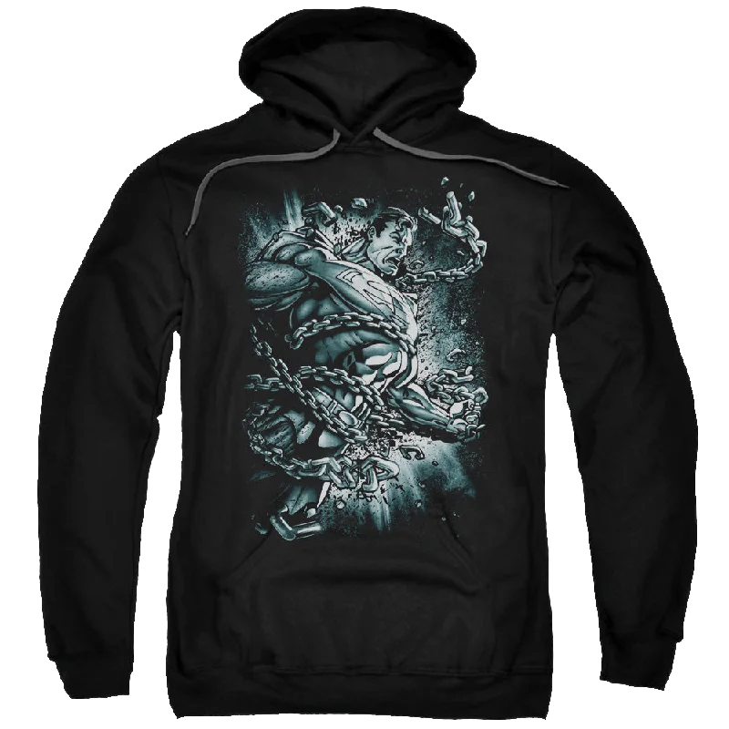 Superman Break Free - Pullover Hoodie Wide Sleeve Pullover
