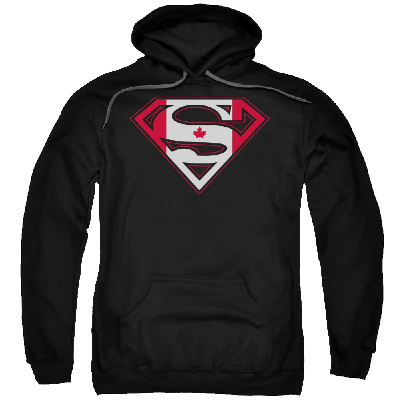 Superman Canadian Shield - Pullover Hoodie High Neck Pullover