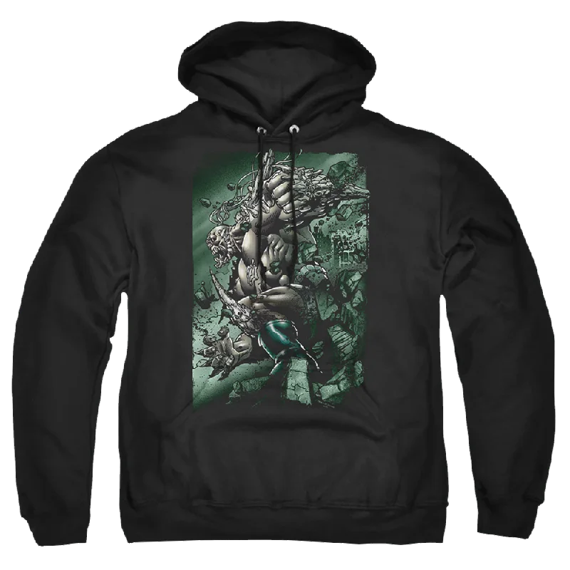 Superman Doomsday Destruction - Pullover Hoodie Oversized Cozy Pullover