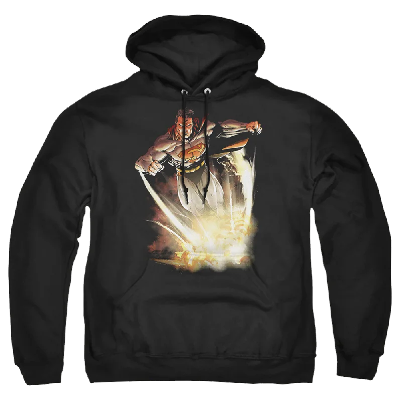 Superman Explosive - Pullover Hoodie Zipper Front Cardigan
