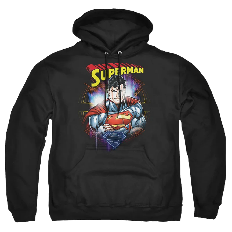 Superman Glam - Pullover Hoodie Bell Sleeve Stylish