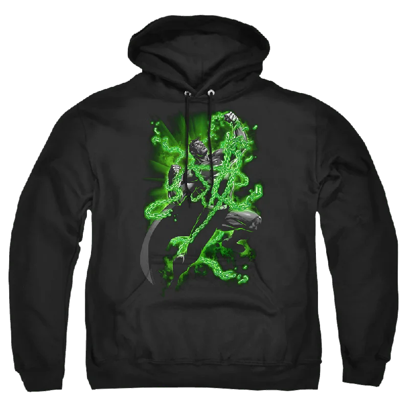 Superman Kryptonite Chains - Pullover Hoodie Crew Neck Wool