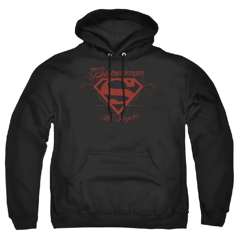 Superman La - Pullover Hoodie Alpaca Blend Soft