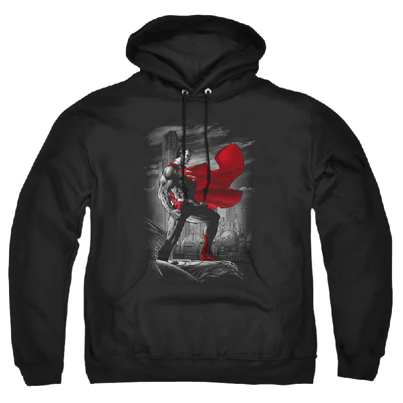 Superman Metropolis Guardian - Pullover Hoodie Thin Wool Pullover