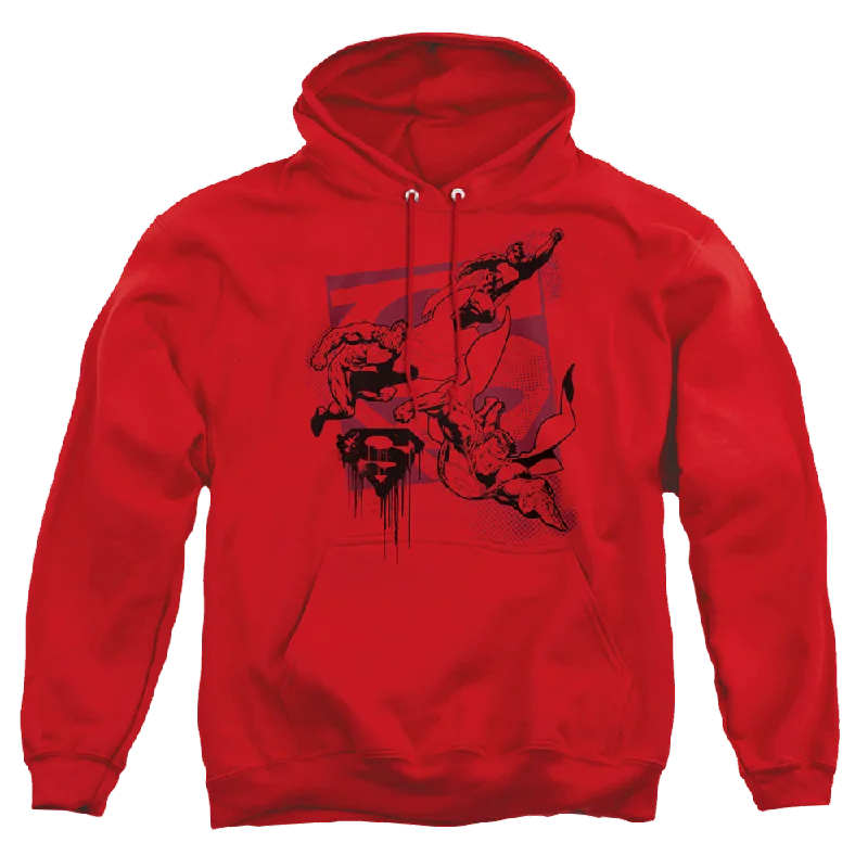 Superman Omnipresent - Pullover Hoodie Tight Sleeve Top