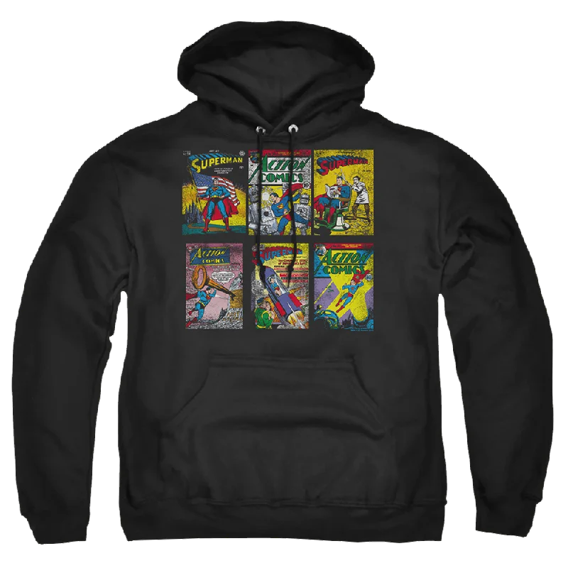 Superman Sm Covers - Pullover Hoodie Thick Cable Knit