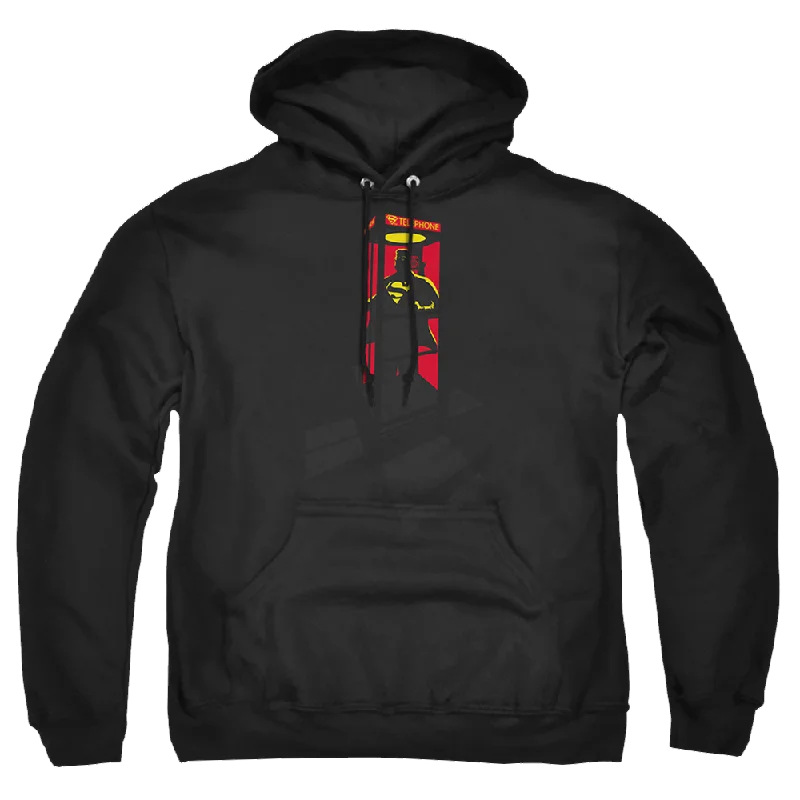 Superman Super Booth - Pullover Hoodie Fitted Ribbed Sweater
