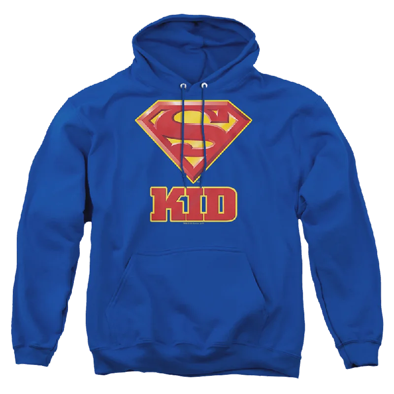 Superman Super Kid - Pullover Hoodie Flutter Sleeve Feminine
